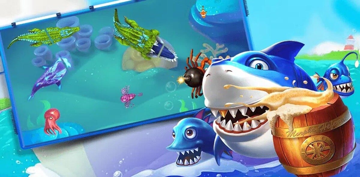 ฉากเกมยิงปลาสำหรับเลือกจากหมวดเกมทั้งหมดของ w299